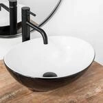 Neuesbad Aufsatzwaschtisch Sofia White Black NB1RE67961