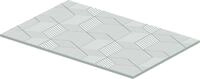 Duravit DuraSquare Glaseinleger Cubic Line 1164x380x8 mm - 0099708200 99708200