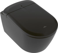 Villeroy & Boch Dusch-WC Supreo Select ViClean V16EN3 612x384x424mm ov Pure Black