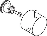 Hansgrohe Griff Axor Starck Unterputzventil chrom, 10991000 10991000