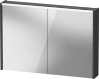Duravit D-Code Spiegelschrank mit LED Beleuchtung T&uuml;ren 2, DC7107049492000