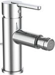 LAUFEN Bidetarmatur Lua Ausladung 110 mm Festauslauf, mit Ablaufventil, chrom