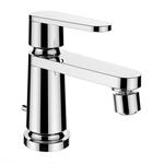 LAUFEN Bidetarmatur THE NEW CLASSIC Festauslauf Ausladung 121 mm mit Ablaufventil