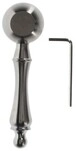 Villeroy & Boch Armaturengriff 924080 Edelstahl massiv, 924080LC 924080LC