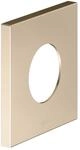 Keuco Wandrosette IXMO 59556, f&uuml;r Ab- und Umstellv.,eckig,105x105mm,Bronze...