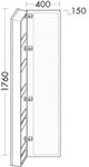 Burgbad Ganzk&ouml;rperspiegel Lin20 Melamin 1760x400x150 Wei&szlig; Matt, SPQN040RF5351
