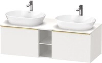 Duravit D-Neo Konsolenwaschtischunterbau wandh&auml;ngend Wei&szlig; Matt 1400x550x459...