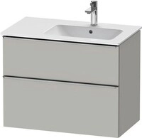 Duravit D-Neo Waschtischunterbau wandh&auml;ngend Betongrau Matt 810x462x625 mm -
