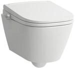 LAUFEN WC-Sitz+Deckel CLEANET MEDA Sp&uuml;lrandl. Wand-WC Silent Flush, wei&szlig;,