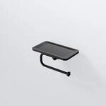 Steinberg Serie 550 Papierhalter, ohne Deckel mit Ablage, matt black 5502820S