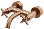Steinberg Serie 250 Wanne/Brause-Zweigriffarmatur 1/2&Prime;, Kupfer geb&uuml;rstet 250...