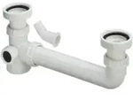Viega Ablaufverbindung 794.1 in G2 x G2 x 80-285mm Kunststoff weiss 122539