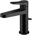 Steinberg Serie 340 Waschtisch-Einhebelmischer mit Ablaufgarnitur, matt black,