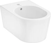 Hansgrohe Wand Bidet EluPura S 540 mm mit Hahnloch u.&Uuml;berlauf SMC wei&szlig;,...