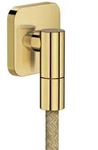 Hansgrohe Wandanschluss Axor Wall outlet Fine softsquare G1/2 " " polished gold optic