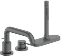 Hansgrohe 3-Loch Wannenrandmischer Tecturis S mit sBox Brushed Black...