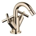 Dornbracht Bidet-Einlochbatterie mit Ablaufgarnitur TARA 24510892 Champagne...