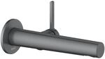 Keuco Waschtischarmatur Unterputz Edition 400 Ausladung 197 mm schwarz-chrom