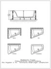 Hoesch Glasverkleidung Weiss Ecke Badewanne Trapez 1500x1000 rechts 47032.550