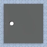 Geberit CleanFloor30 Duschfl&auml;che integriert, mit Dichtvlies, graphit: 100x100cm,,