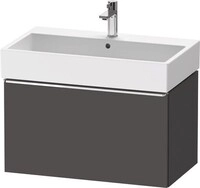 Duravit D-Neo Waschtischunterbau wandh&auml;ngend Graphit Matt 784x442x440 mm -