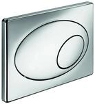 Schell WC-Bet&auml;tigungsplatte wei&szlig; 2-Mengen Sp&uuml;lung ovale Bet&auml;tigung 032631299