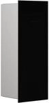 emco Abfallsammler asis pure mit Glasfront, 144x436 mm, schwarz, 975527512 975527512