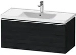 Duravit D-Neo Waschtischunterbau wandh&auml;ngend Eiche Schwarz Matt 984x452x440 mm...