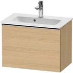 Duravit D-Neo Waschtischunterbau wandh&auml;ngend Natur Eiche Matt 610x372x440 mm -