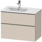 Duravit D-Neo Waschtischunterbau wandh&auml;ngend Taupe Matt 810x462x625 mm -