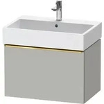 Duravit D-Neo Waschtischunterbau wandh&auml;ngend Betongrau Matt 684x442x440 mm -