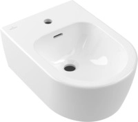 Villeroy & Boch Bidet Skyla 448200 530x370x215mm Oval wandh&auml;ngend Weiss Alpin