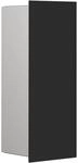 emco Abfallsammler asis pure mit Glasfront, 144x436 mm, schwarz matt, 975528512
