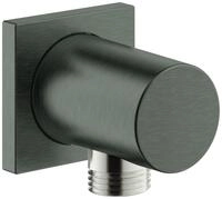 GROHE Wandanschlussbogen Rainshower 27076 Au&szlig;engewinde hard graphite geb.,...