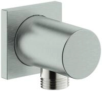 GROHE Wandanschlussbogen Rainshower 27076 Au&szlig;engewinde supersteel, 27076DC0...