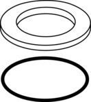 Ideal Standard Rosette, Chrom H960432AA