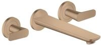 Hansgrohe 3-Loch Fertigset Wannemisch.Wand Unterputz Axor Citterio C Cubic cut
