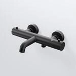 Steinberg Serie 341 Wanne/Brause-AP-Thermostat 1/2&Prime;, Schwarz matt 341 3100 S