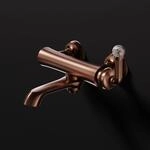 Steinberg Serie 355 Aufputz-Einhebelmischer 1/2 " " f&uuml;r Wanne, Kupfer...