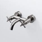 Steinberg Serie 250 Wanne/Brause-Zweigriffarmatur 1/2&Prime;, Gunmetal geb&uuml;rstet...