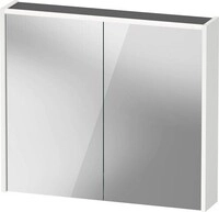 Duravit D-Code Spiegelschrank mit LED Beleuchtung T&uuml;ren 2, DC7106018181000