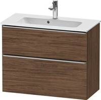 Duravit D-Neo Waschtischunterbau wandh&auml;ngend Nussbaum dunkel Matt 810x372x625...