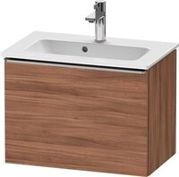 Duravit D-Neo Waschtischunterbau wandh&auml;ngend Nussbaum Matt 610x372x440 mm -