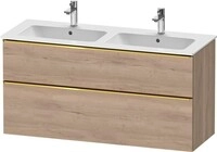 Duravit D-Neo Waschtischunterschrank wandh&auml;ngend 1280x462x625 Az 1 Ei