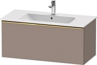 Duravit D-Neo Waschtischunterbau wandh&auml;ngend Basalt Matt 1010x462x440 mm -
