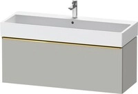 Duravit D-Neo Waschtischunterbau wandh&auml;ngend Betongrau Matt 1184x442x440 mm -