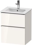 Duravit D-Neo Waschtischunterbau wandh&auml;ngend Wei&szlig; Hochglanz 510x402x625 mm -