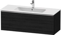 Duravit D-Neo Waschtischunterbau wandh&auml;ngend Eiche Schwarz Matt 1210x462x440...
