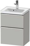 Duravit D-Neo Waschtischunterbau wandh&auml;ngend Betongrau Matt 484x372x625 mm -