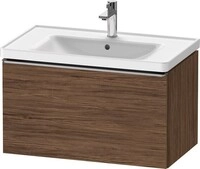 Duravit D-Neo Waschtischunterbau wandh&auml;ngend Nussbaum dunkel Matt 784x452x440...